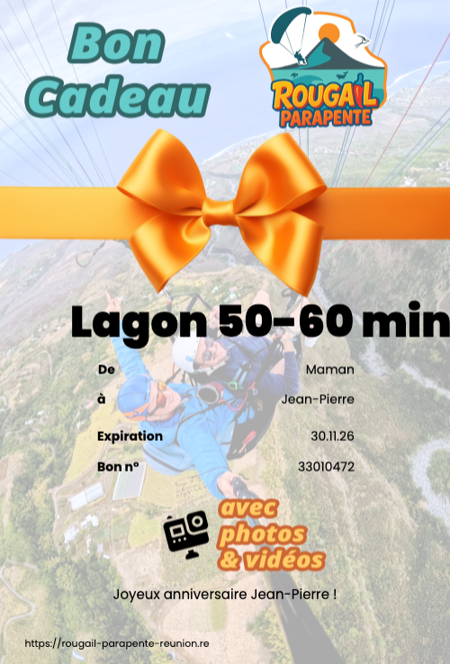 Vol Lagon 50-60 minutes avec photos & vidéos